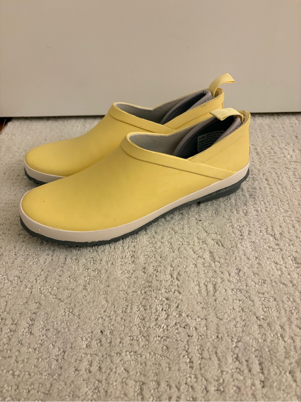 JBU Women's Yellow Waterproof Slip-On Bumblebee Garden Ready Shoes
